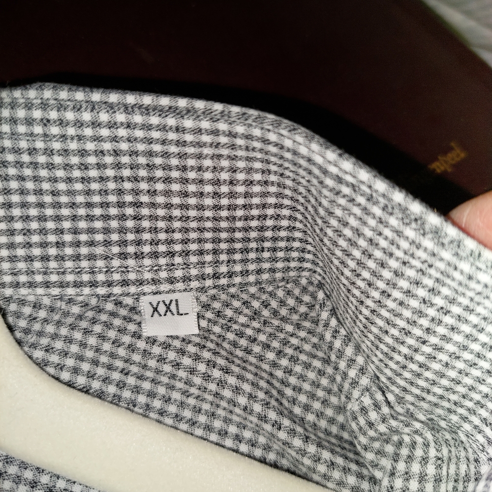 Men's Stylish Gray Patterned Button-Down Shirt - image 4